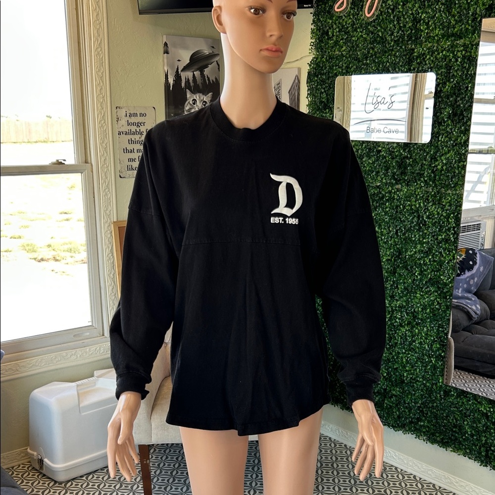 Disney Black Spirit Jersey with White Logo